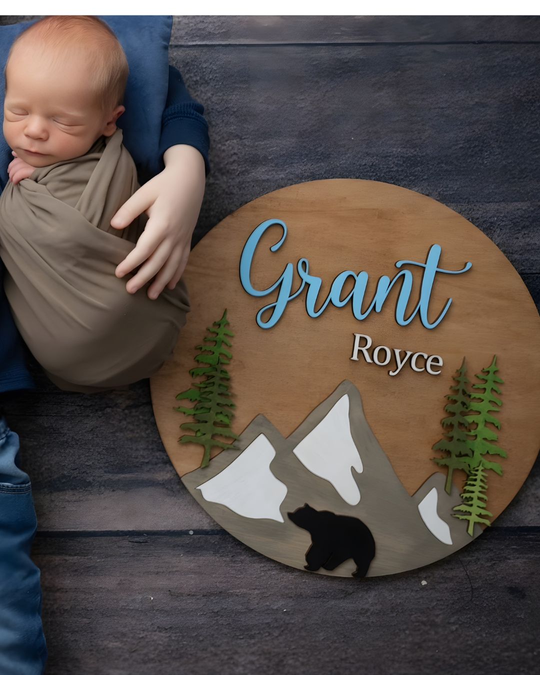 Personalized Woodland Nursery Name Signs