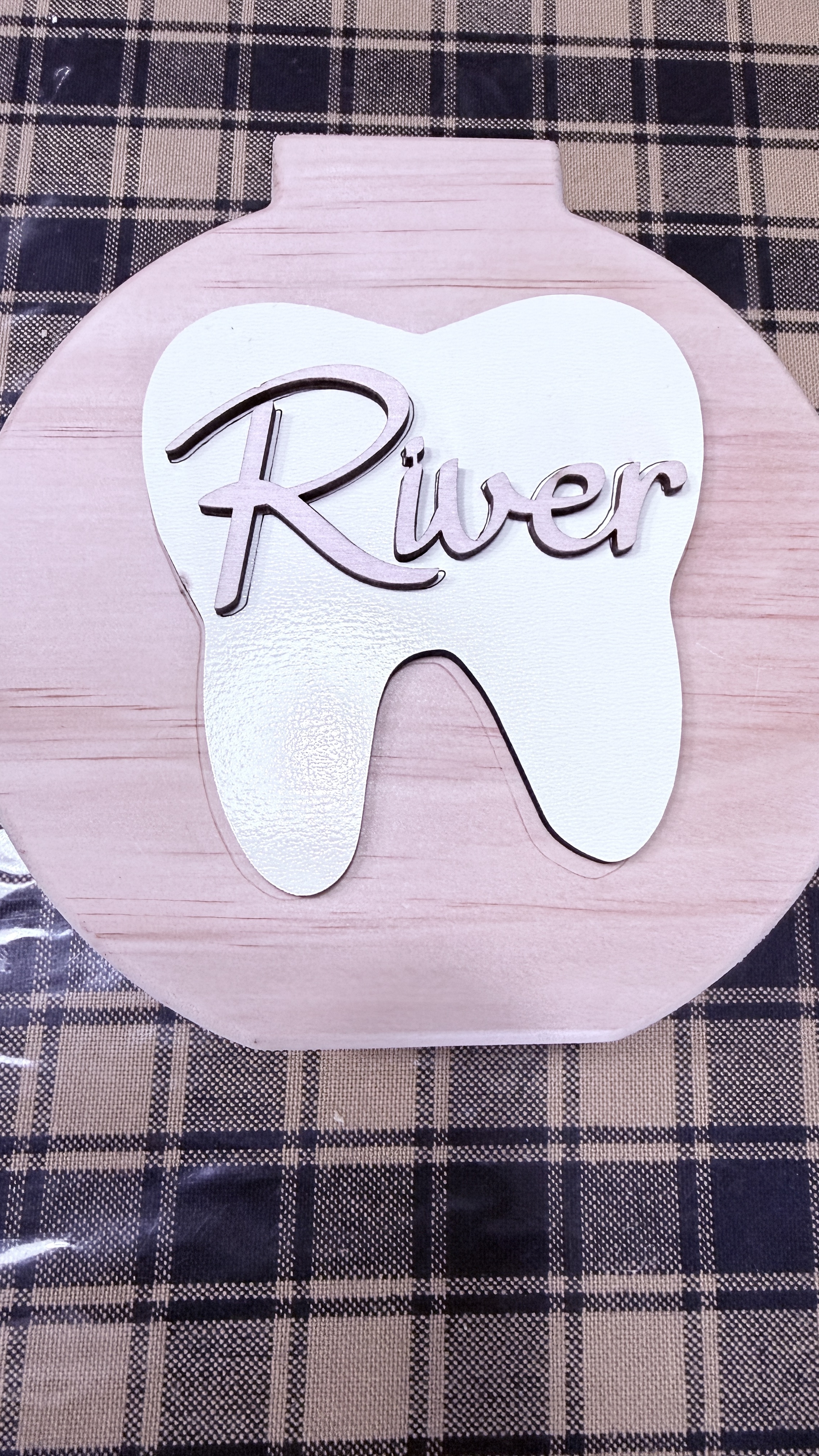 Handmade Personalized Tooth Box Keepsake