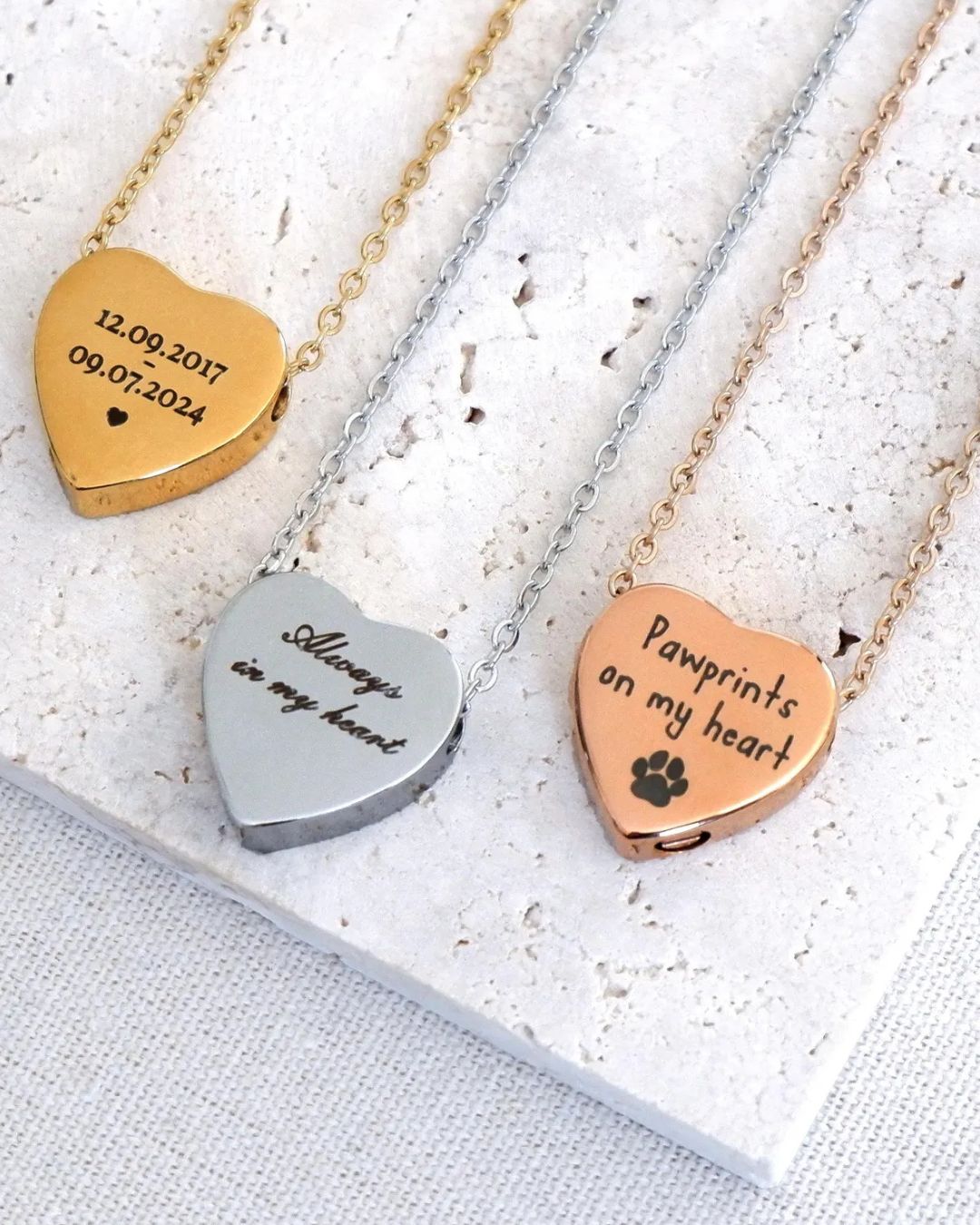 Keep Your Loved Ones Close – Personalized Heart Urn Necklace for Ashes