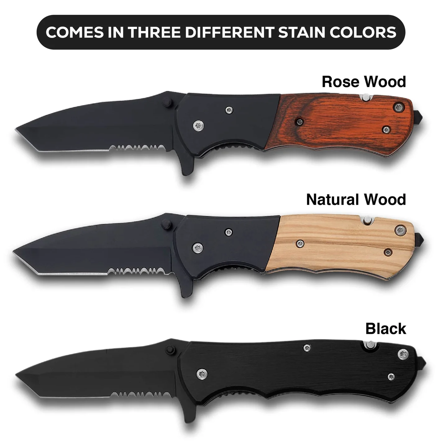  Custom Engraved Pocket Knife – Personalized Gift for Him, Husband, Father, Outdoorsman, or Groomsmen