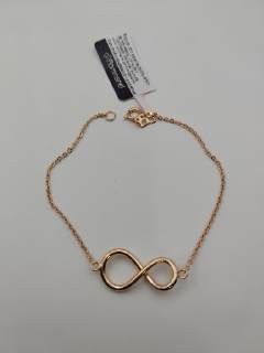 Pulseira Dourada Infinity