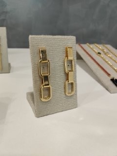 Brinco Dourado Geométrico