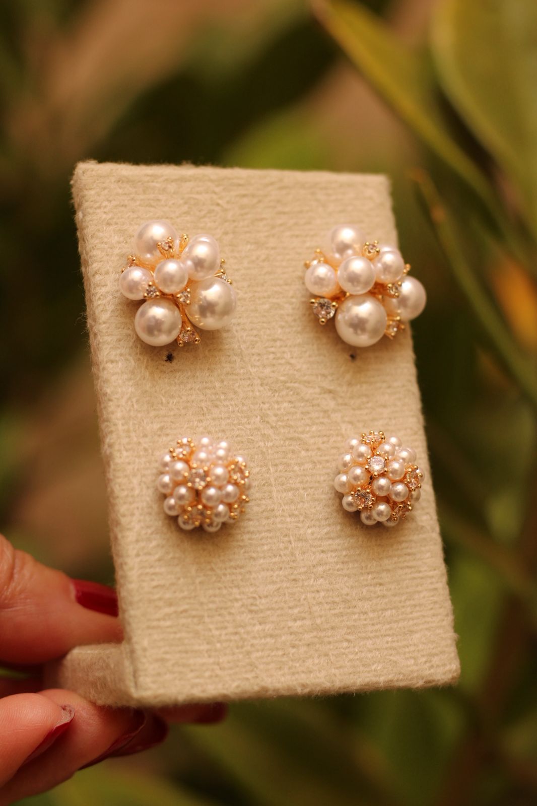 Kit de Brincos Pérolas