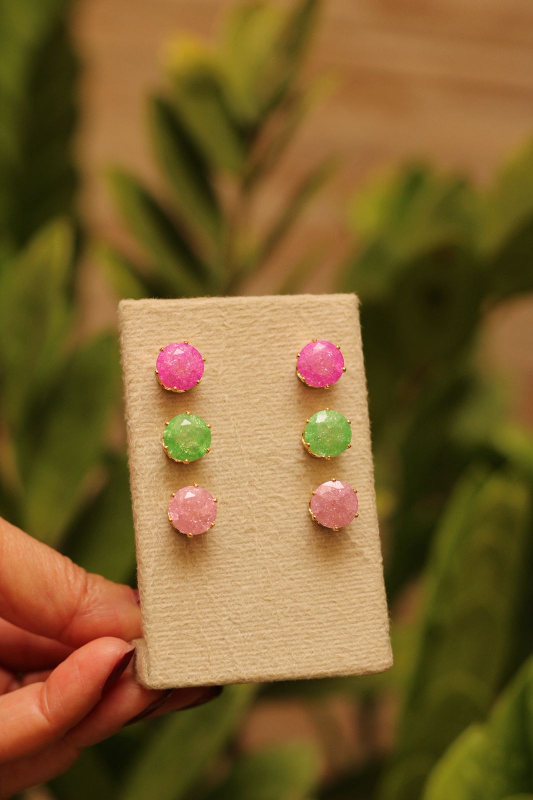 Kit de Brincos Coloridos