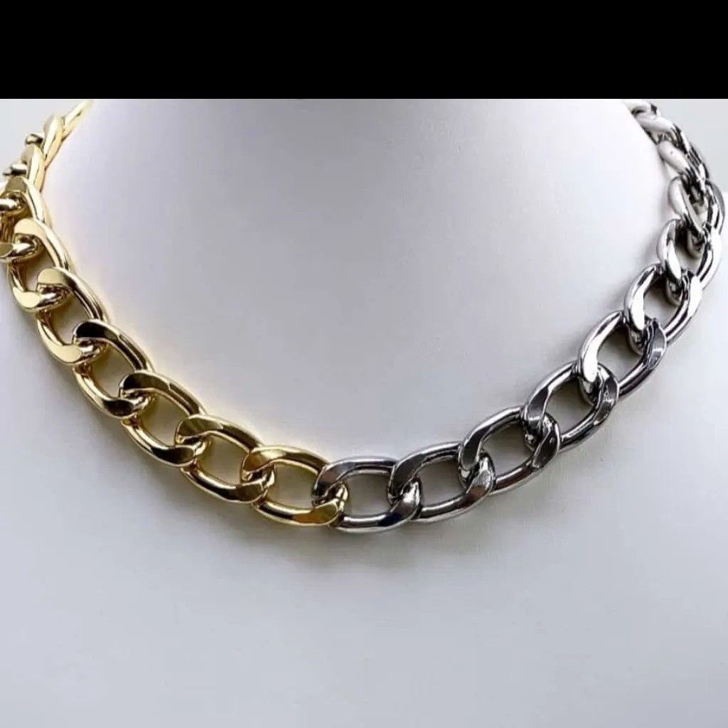 Colar de Elos Bicolor