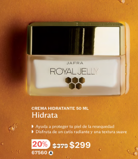 Crema Hidratante Royal Jelly 50 ml
