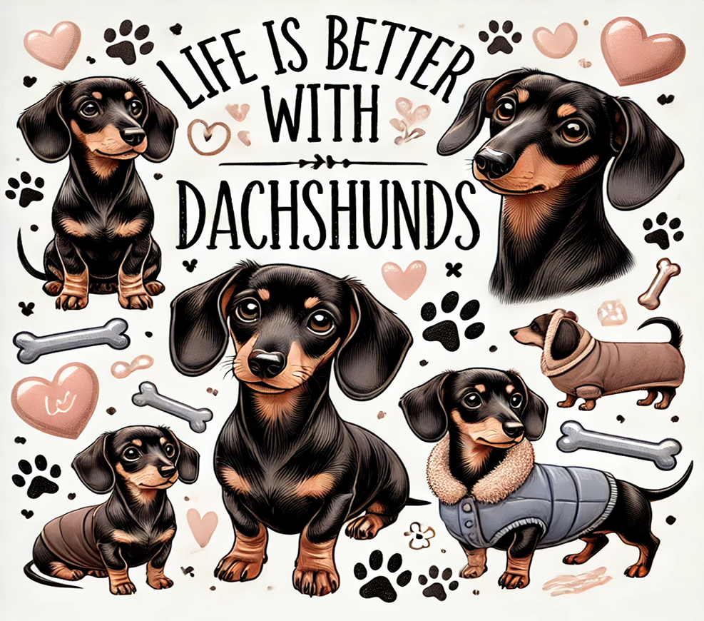 Life is Better (Dachshunds)
