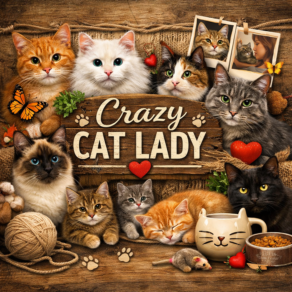 Crazy Cat Lady Tumbler
