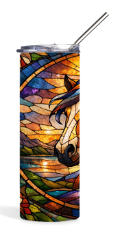 Horse Stained Glass