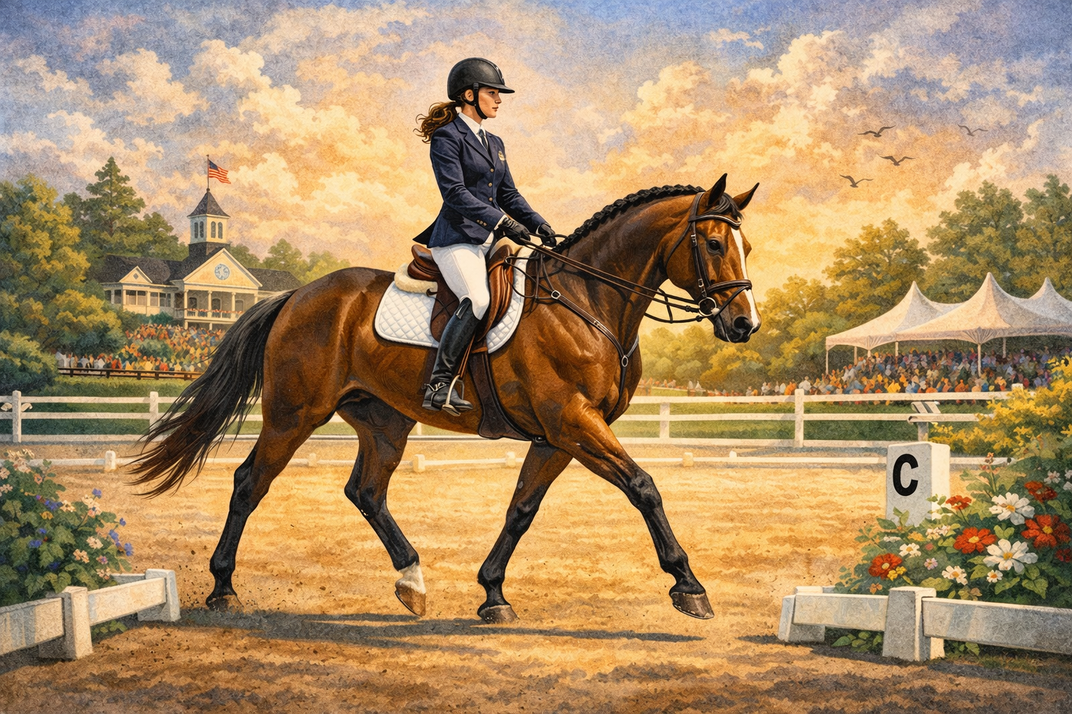 Dressage (Bay) Tumbler