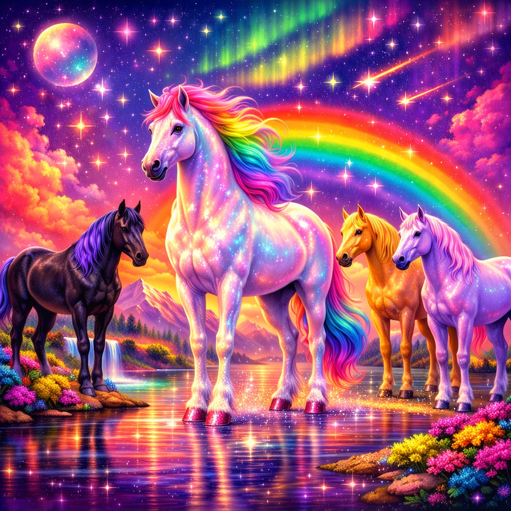 Lisa Frank Horses