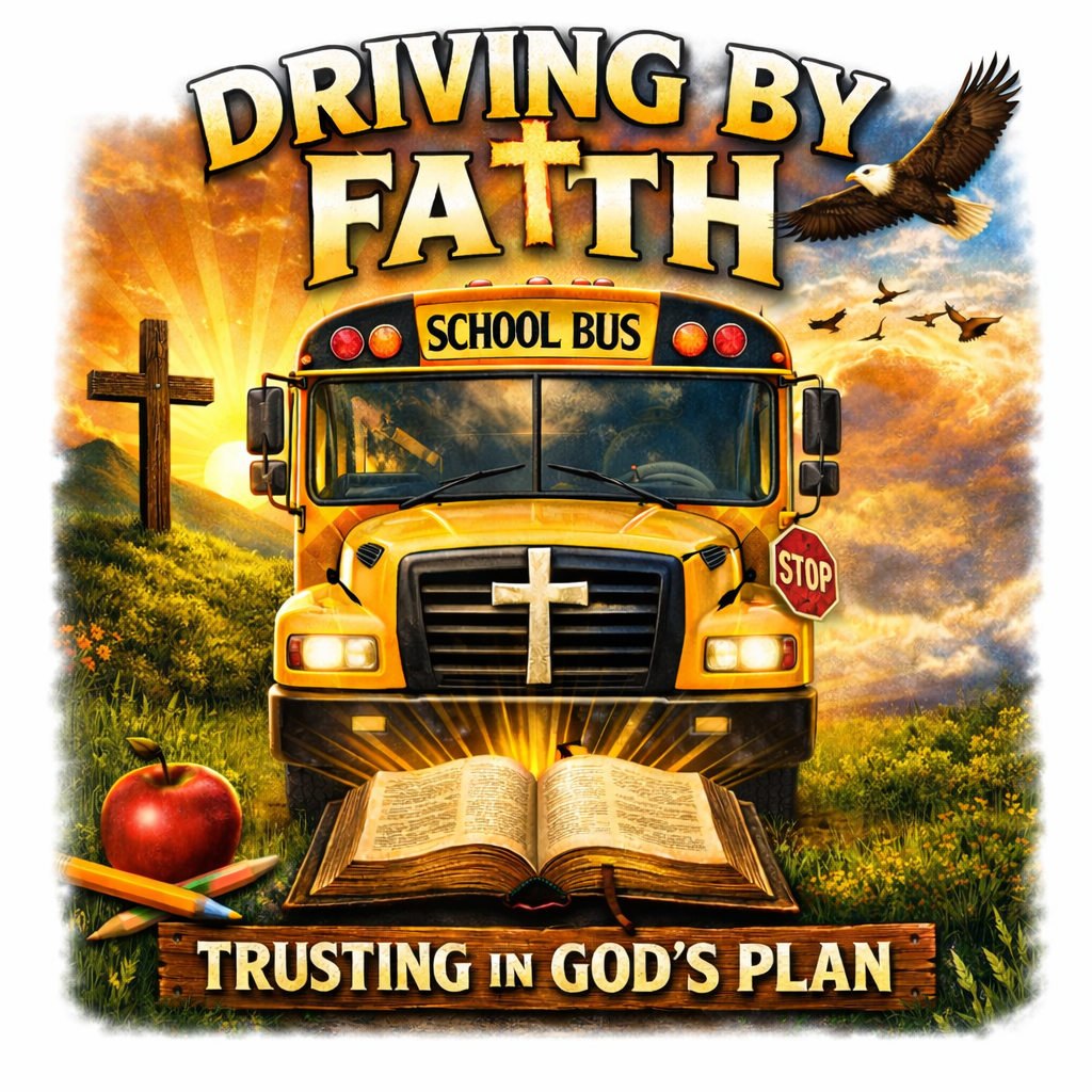 Driving by Faith (bus) Tumbler