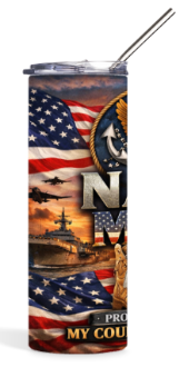 U.S. Navy Mom Tumbler