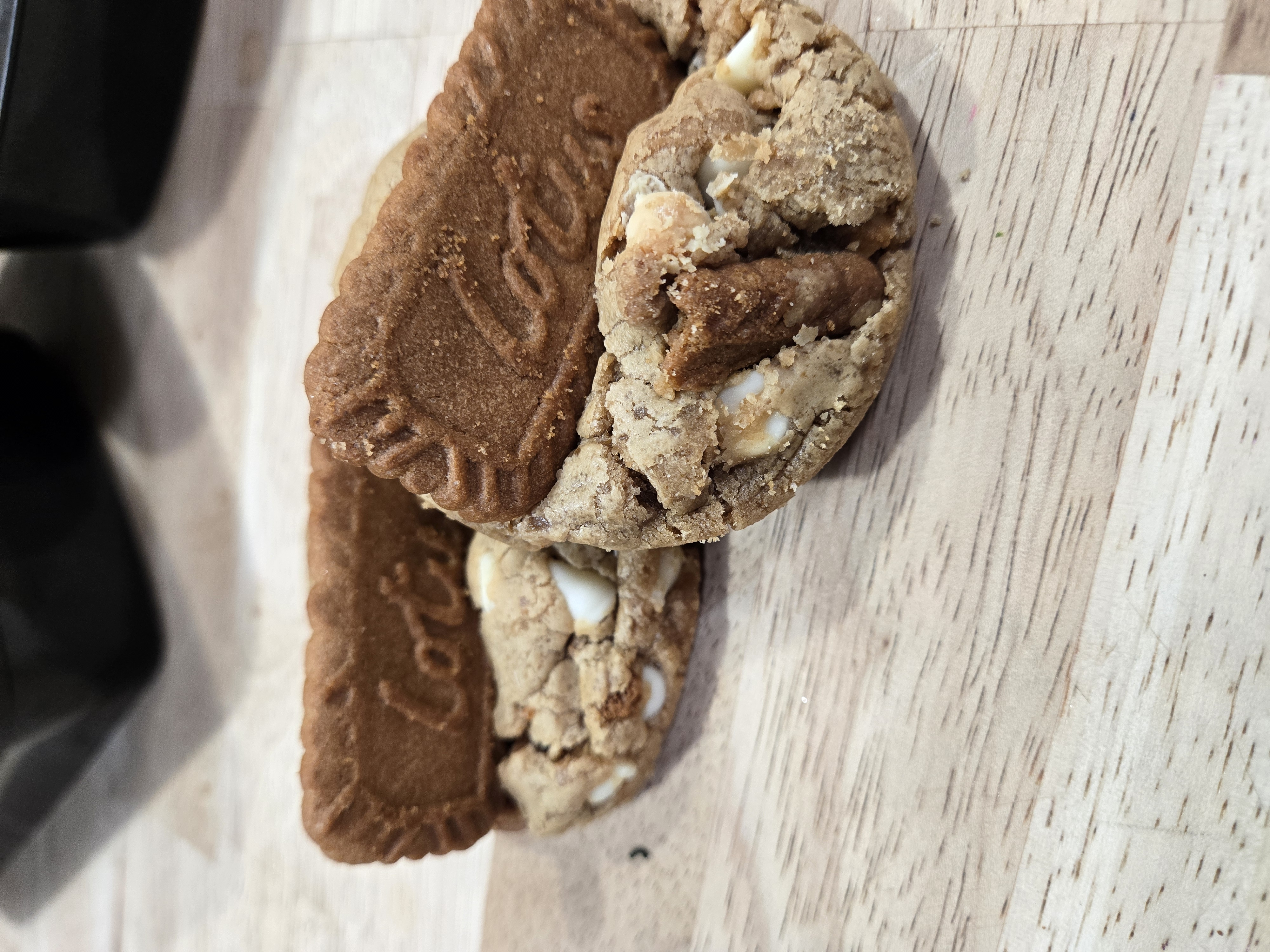 Lotus Biscoff White Chocolate Cookies