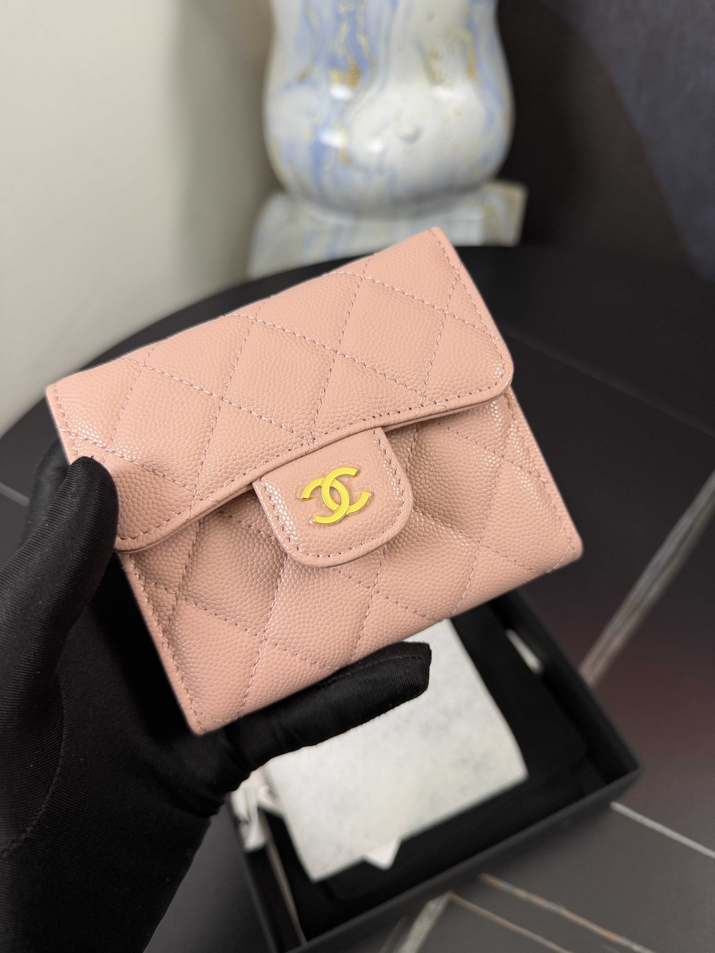 Channel Classic Small Flap Wallet