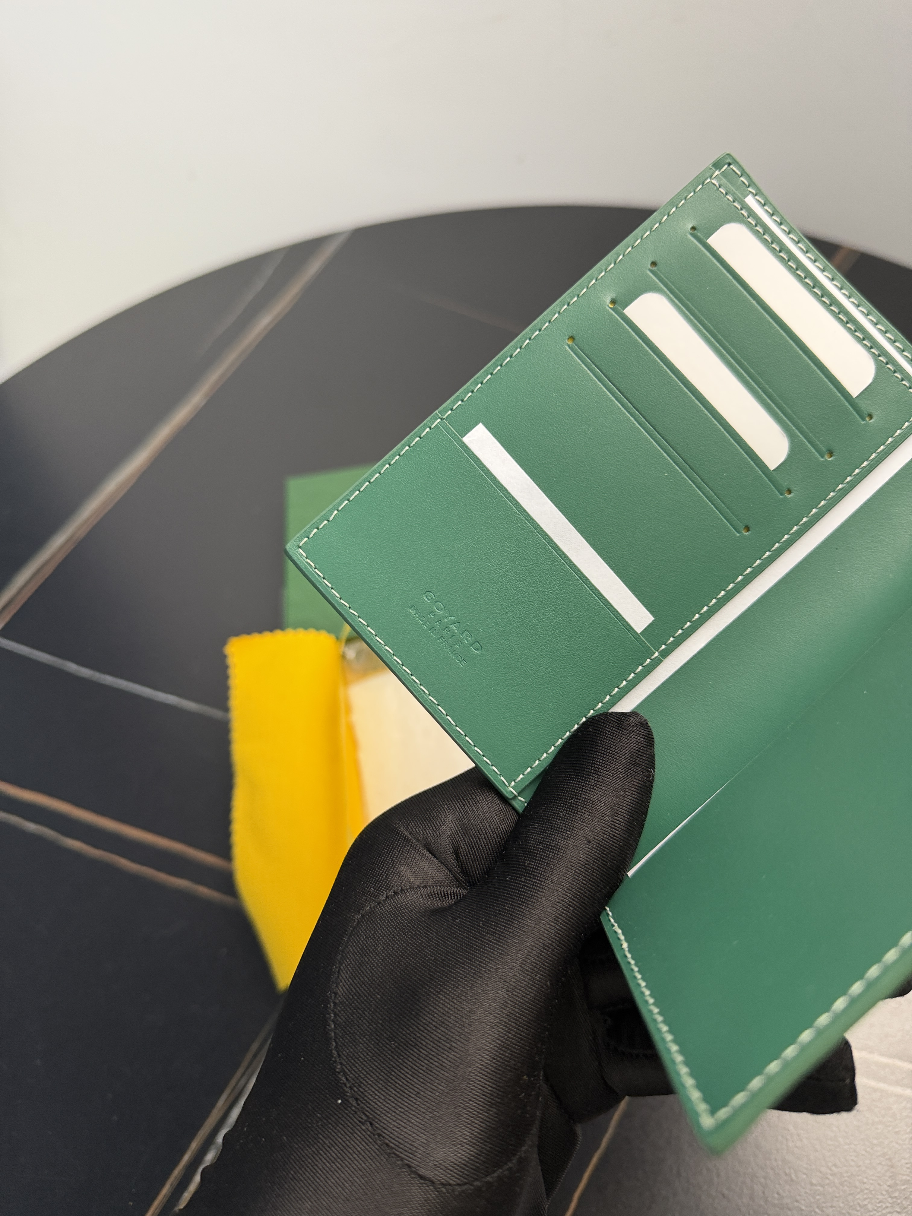 Goyard Saint Pierre Card Holder in green