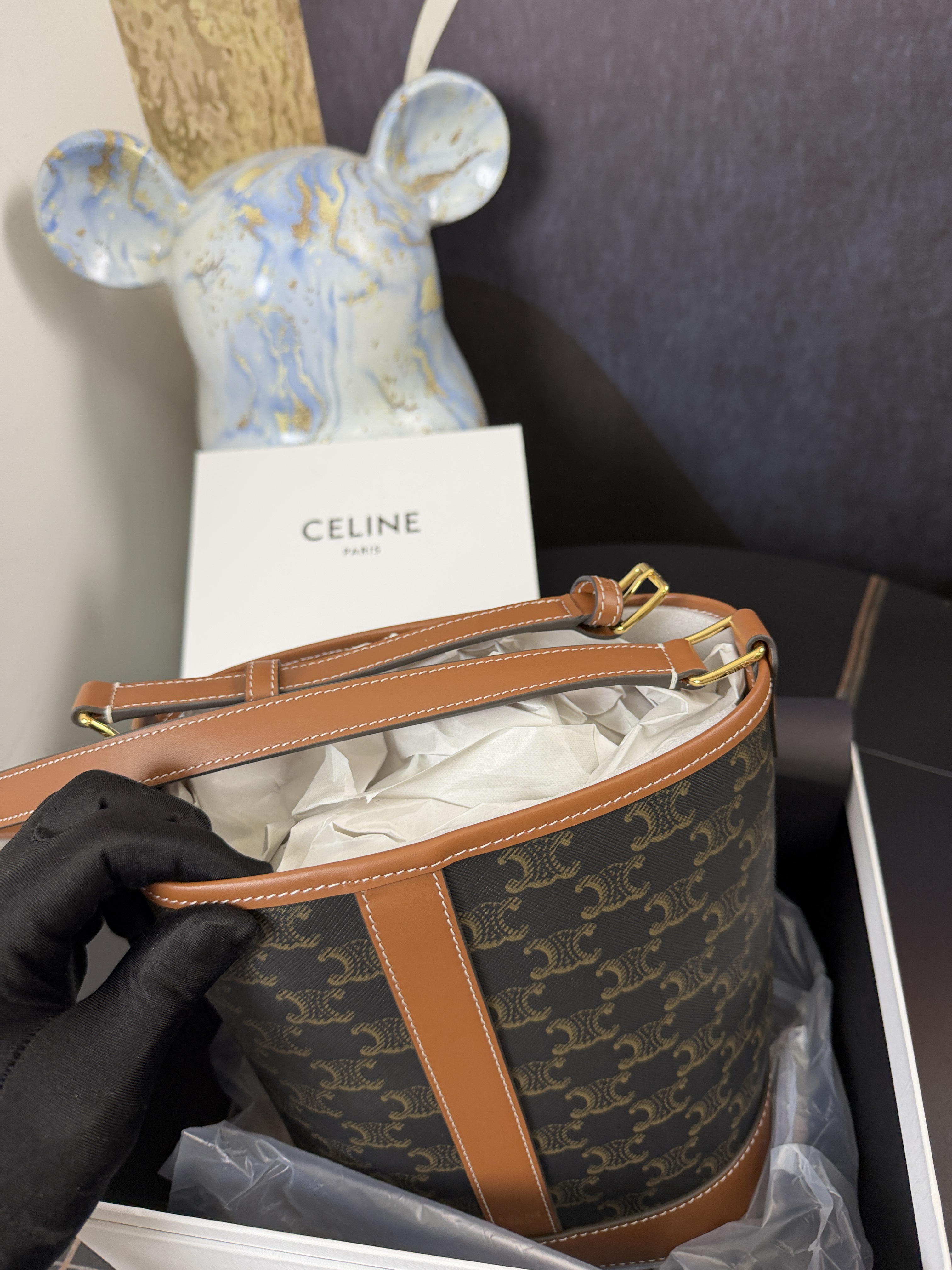 Celine Small Triomphe Canvas