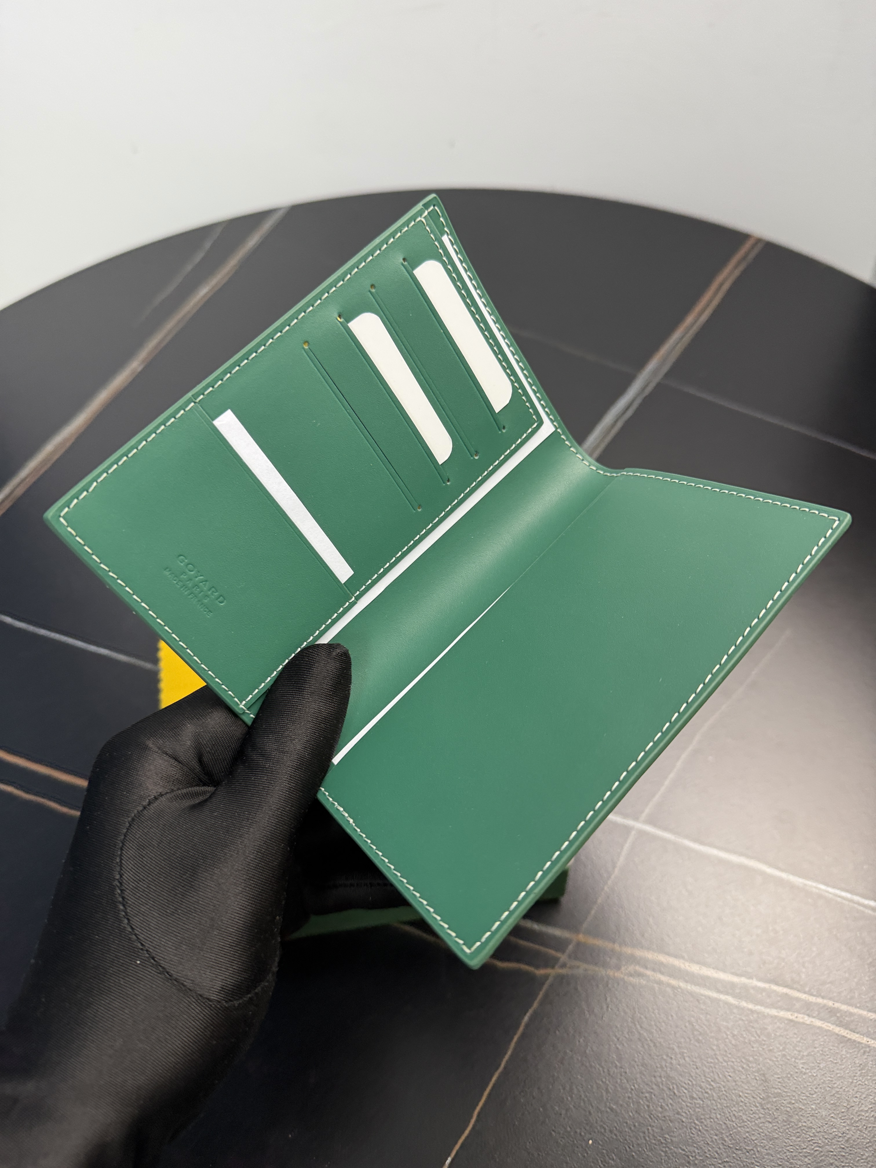 Goyard Saint Pierre Card Holder in green