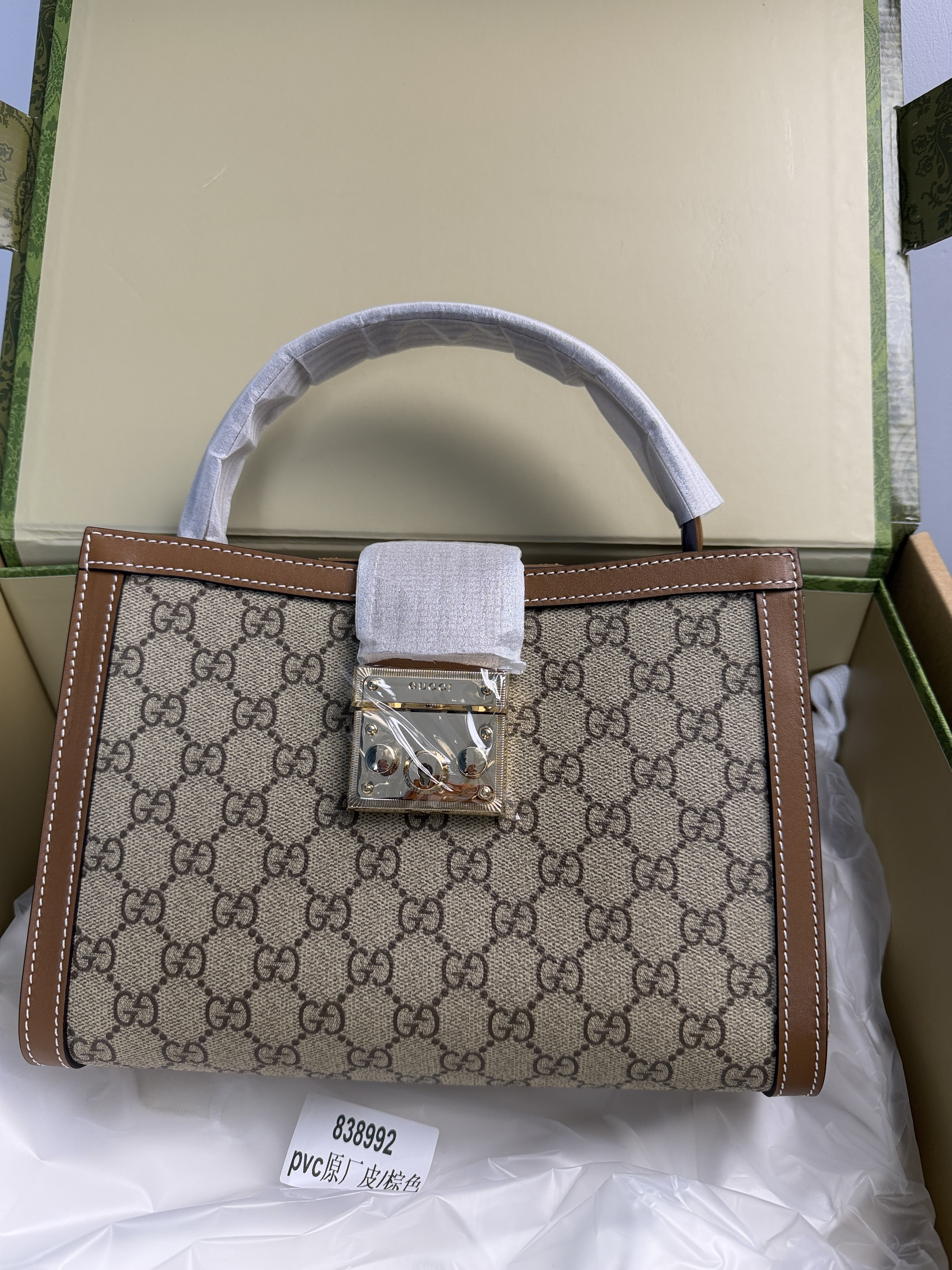 Gucci Padlock medium top handle bag