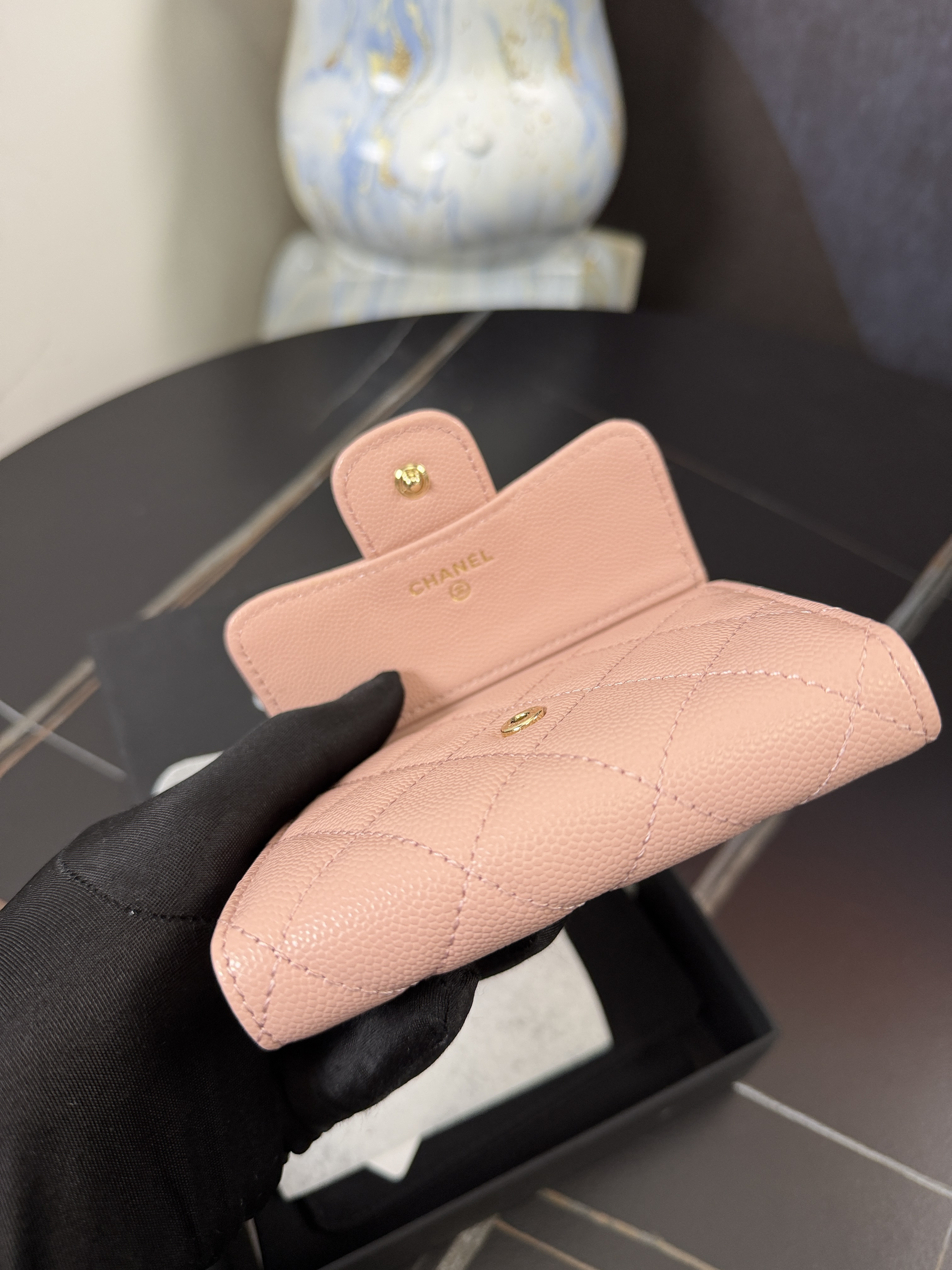 Channel Classic Small Flap Wallet