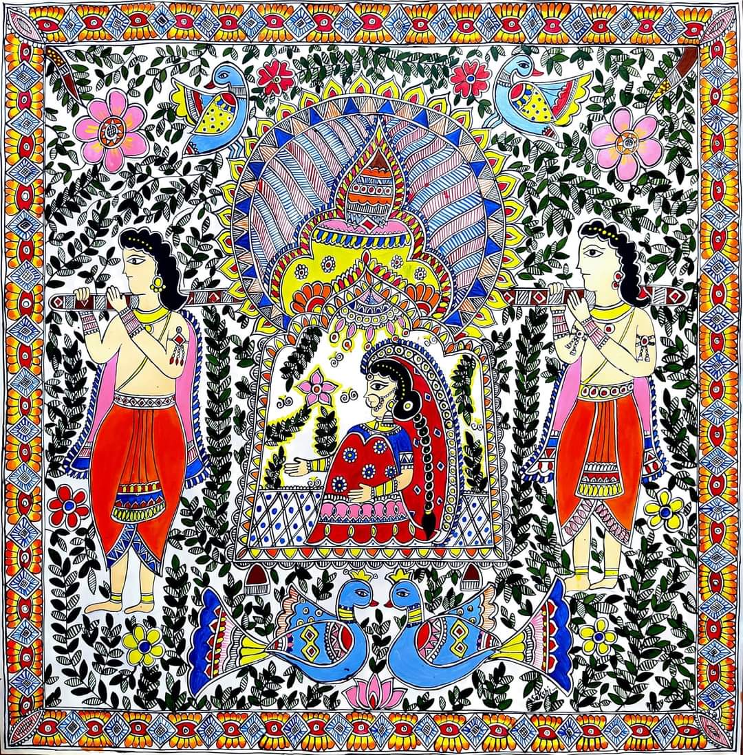 Traditional Madhubani Painting
