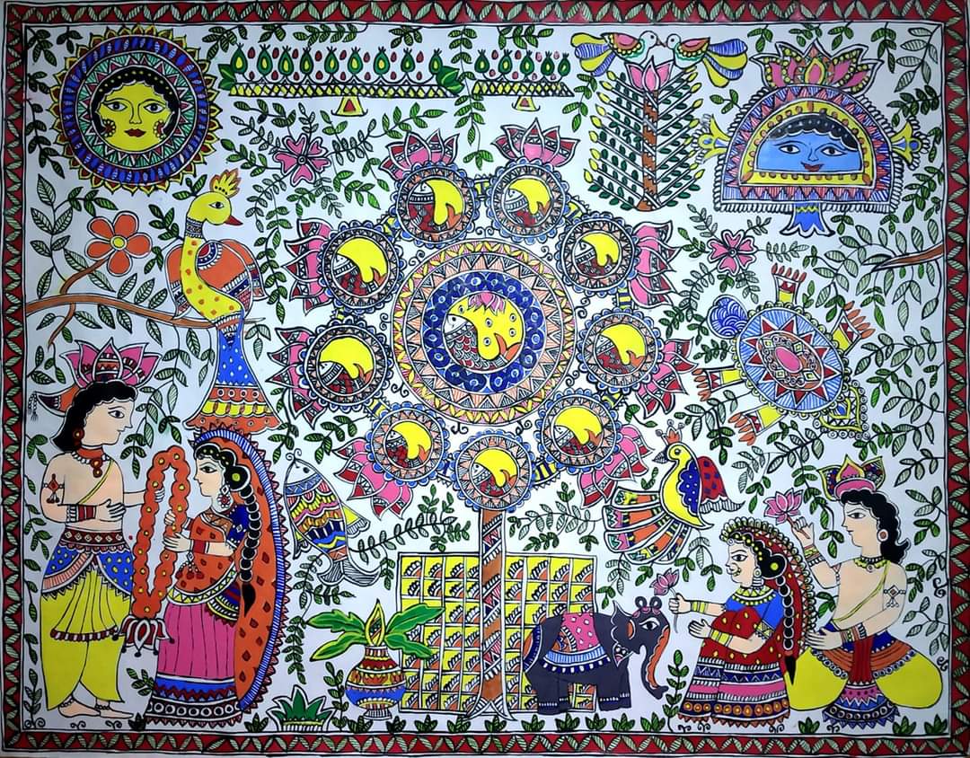 Madhubani Painting Kohbar