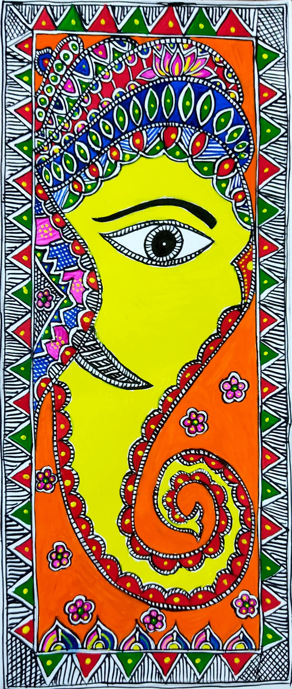 Traditional Madhubani Art Painting