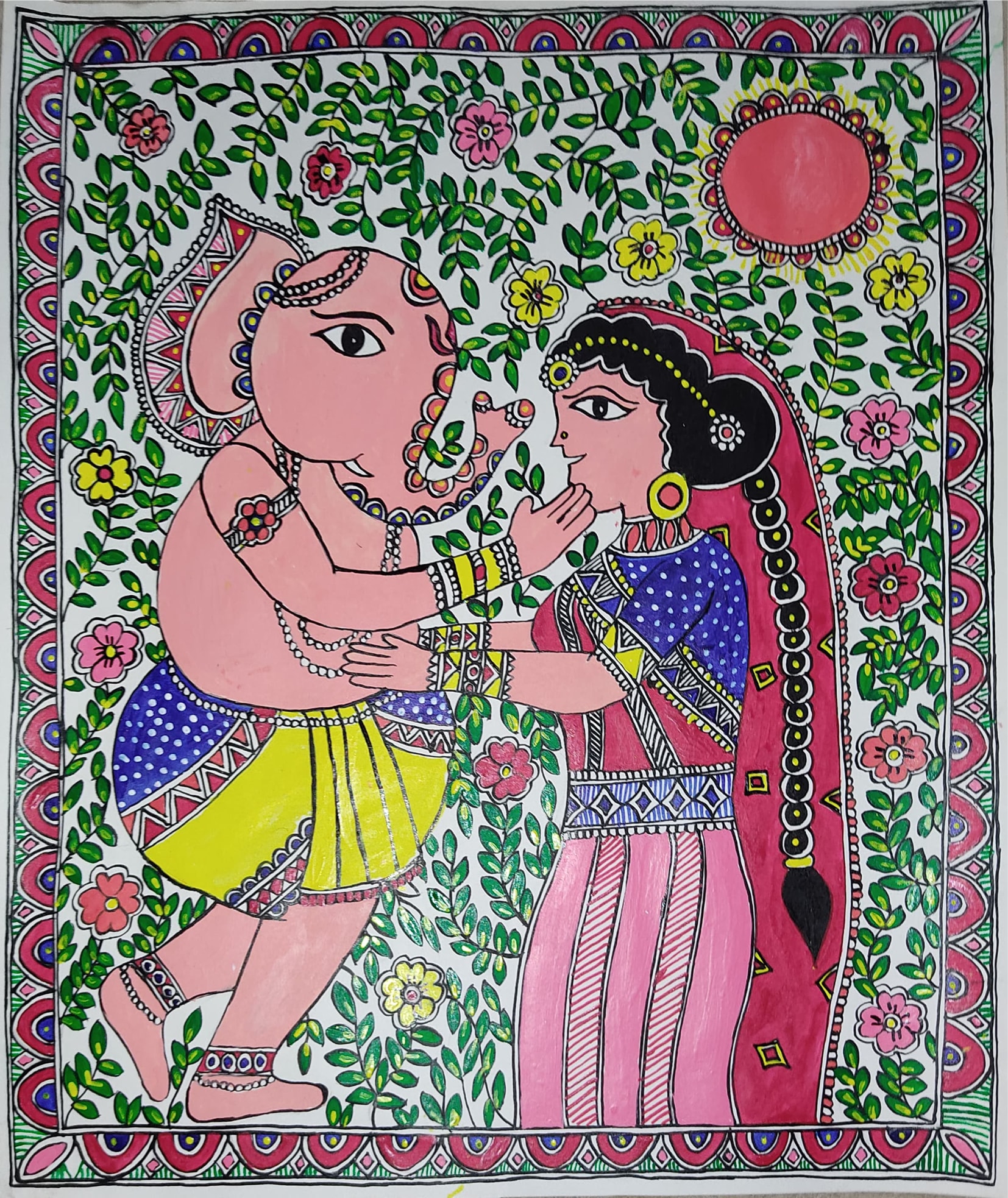 Madhubani Art Painting