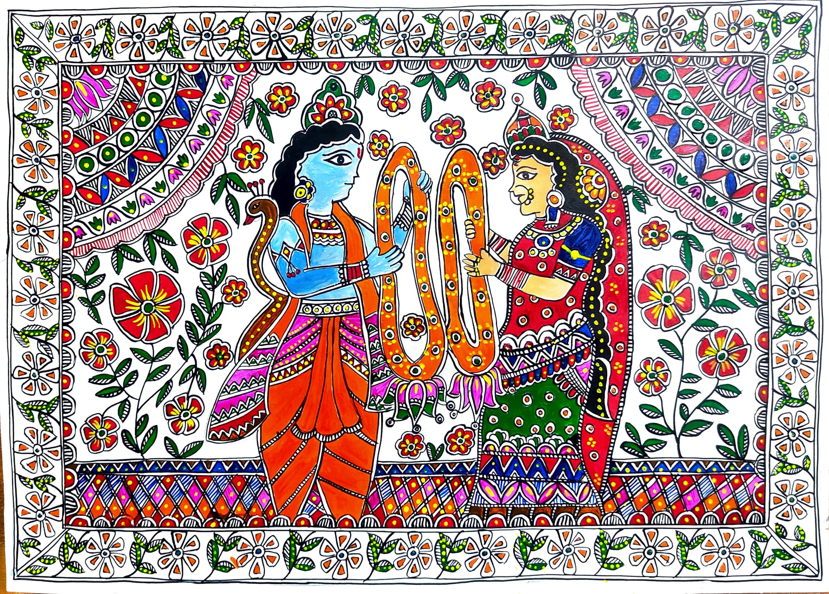 Madhubani Art Painting
