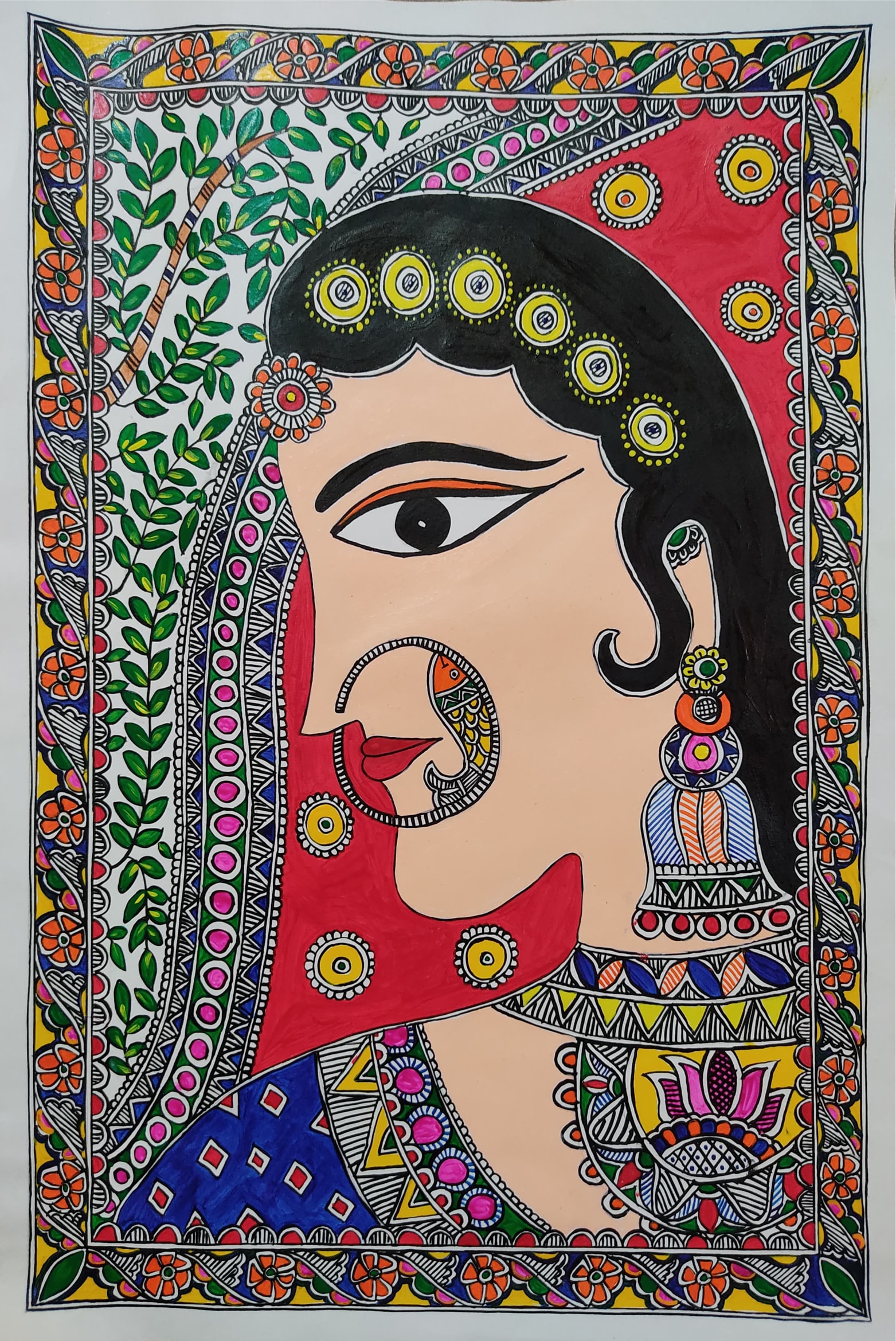 Traditional Madhubani Painting