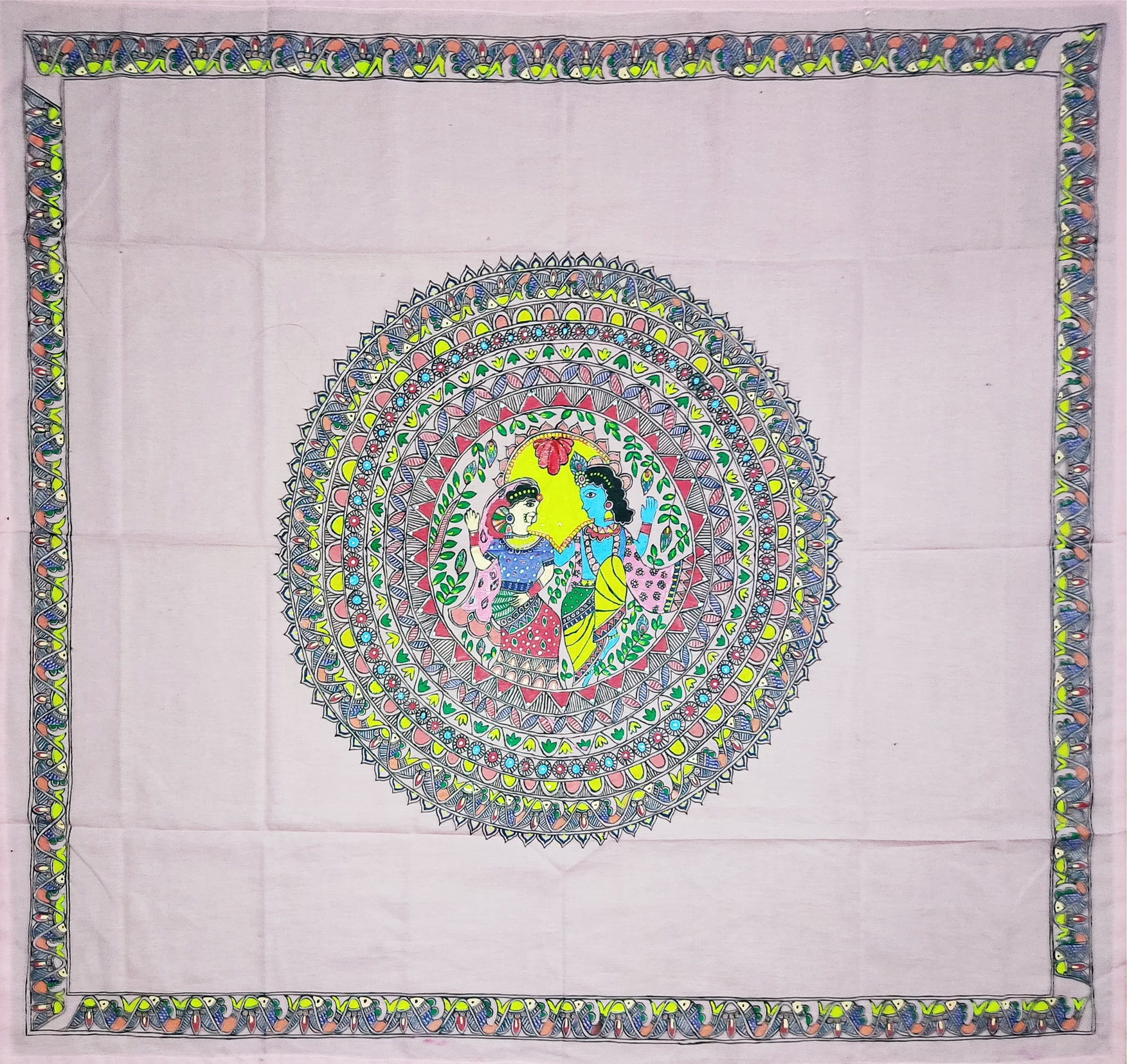 Mithila Painting Tablecloth