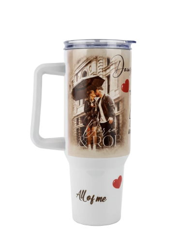 Personalized Romantic Travel Mug