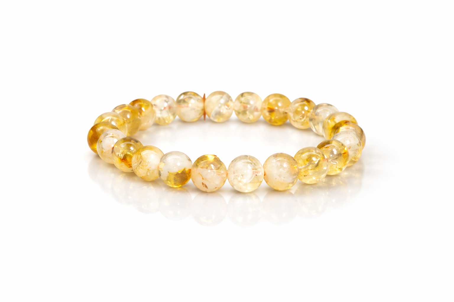 Natural Citrine Bracelet - For Good Health and Fortune