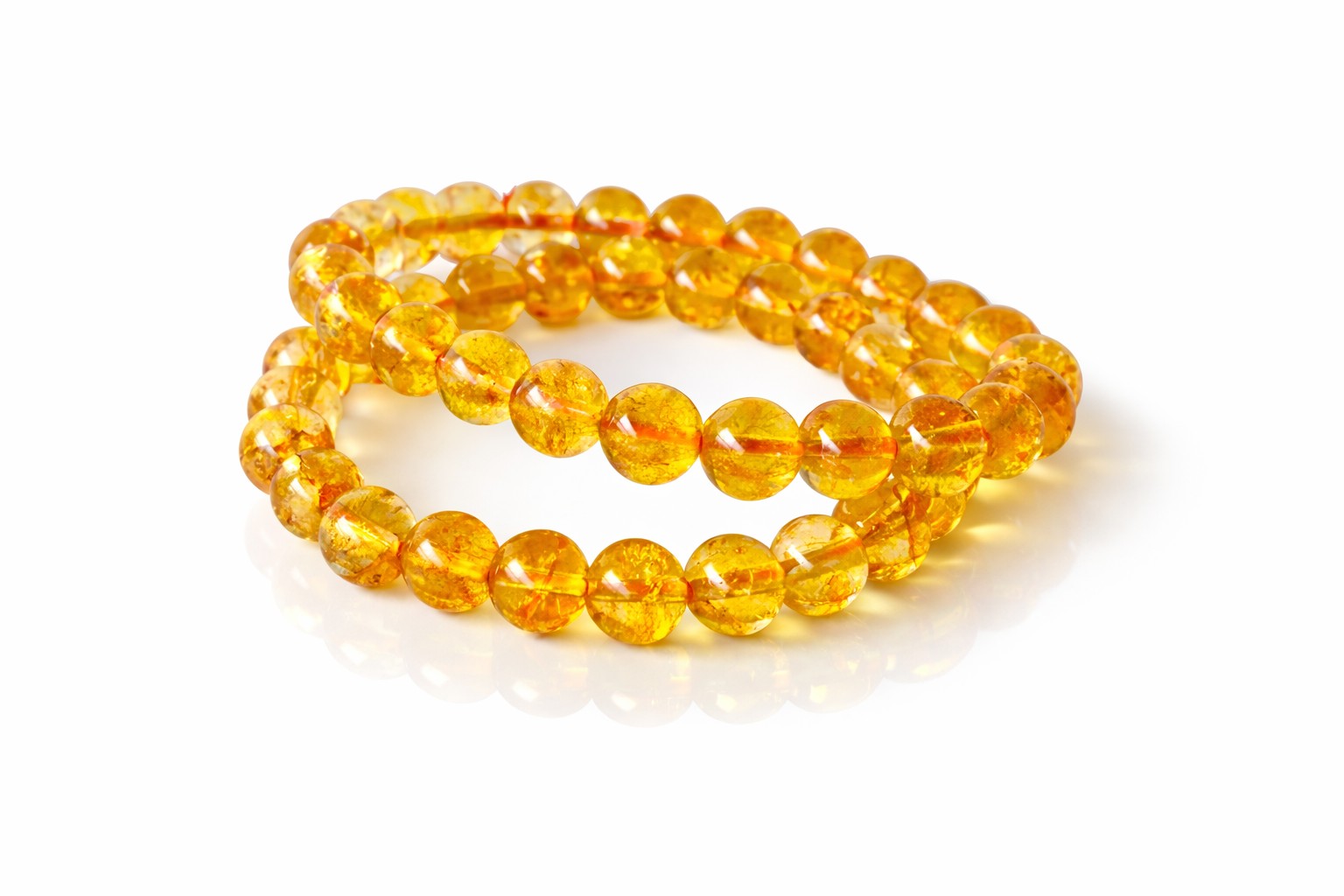 Yellow Citrine Bracelet - For Good Health and Fortune