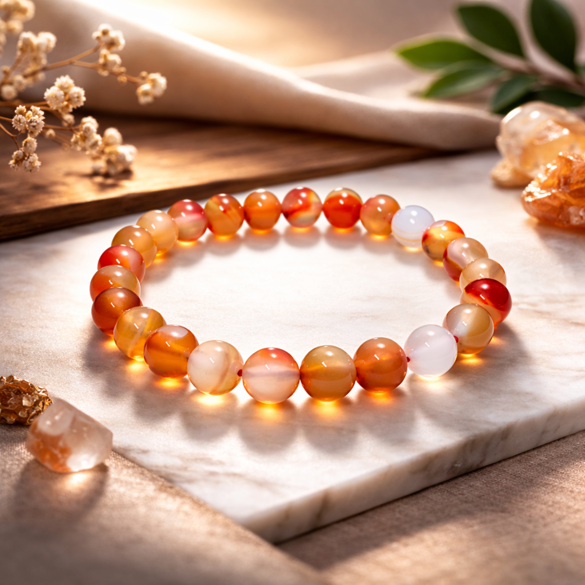Carnelian Bracelet - For Becoming Energetic & Fearless