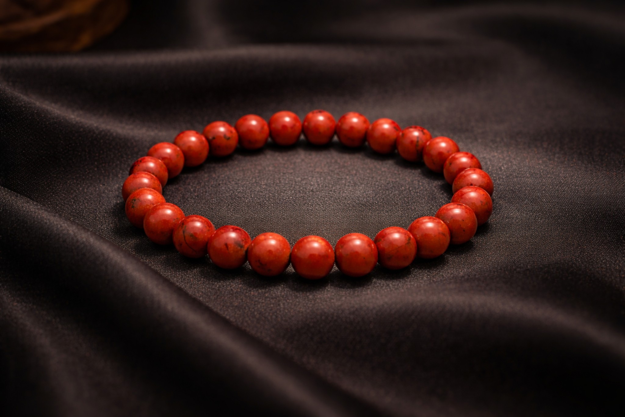 Red Jasper Bracelet - For Material Gains and Success