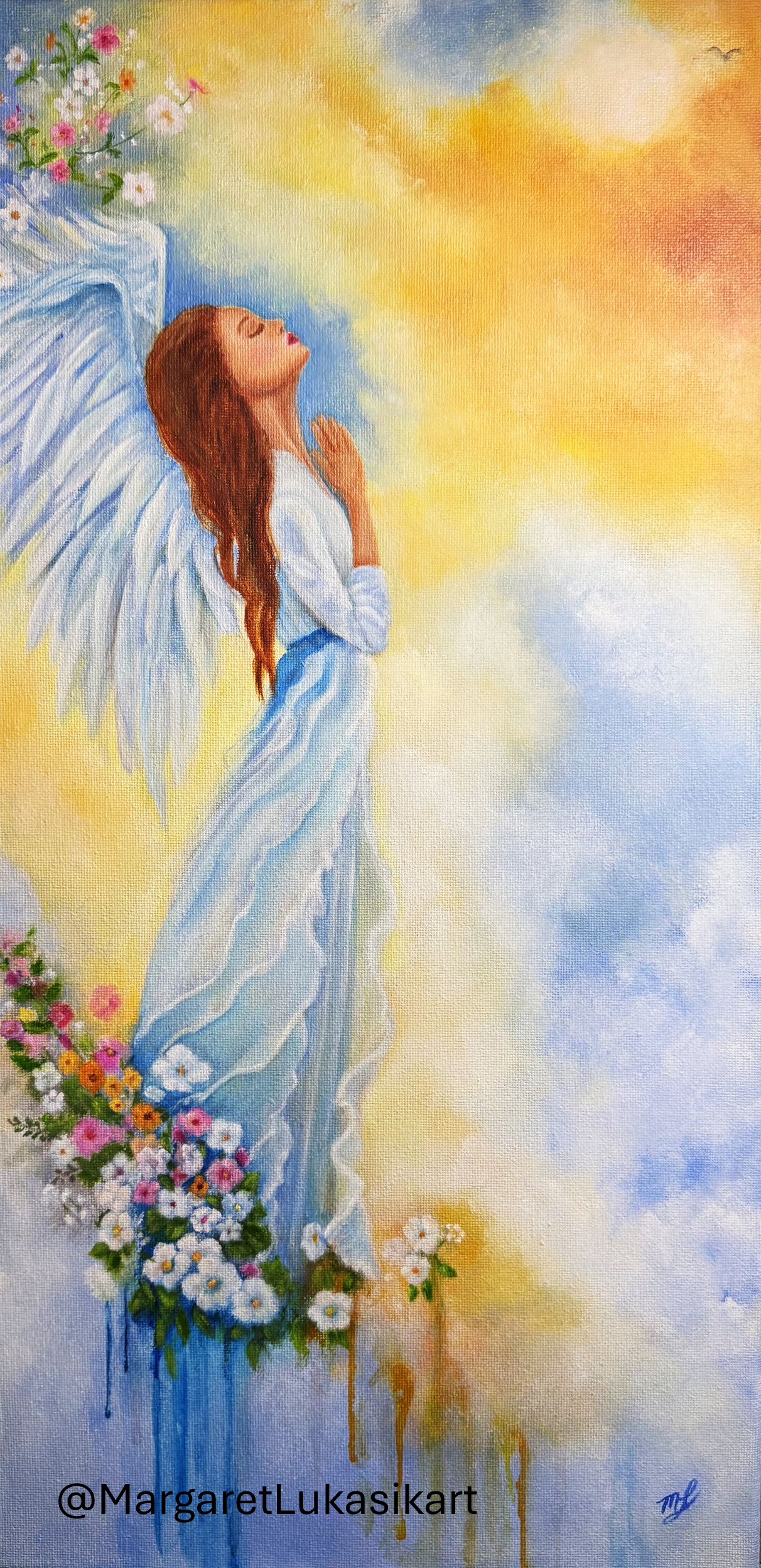 Praying Angel Art Print
