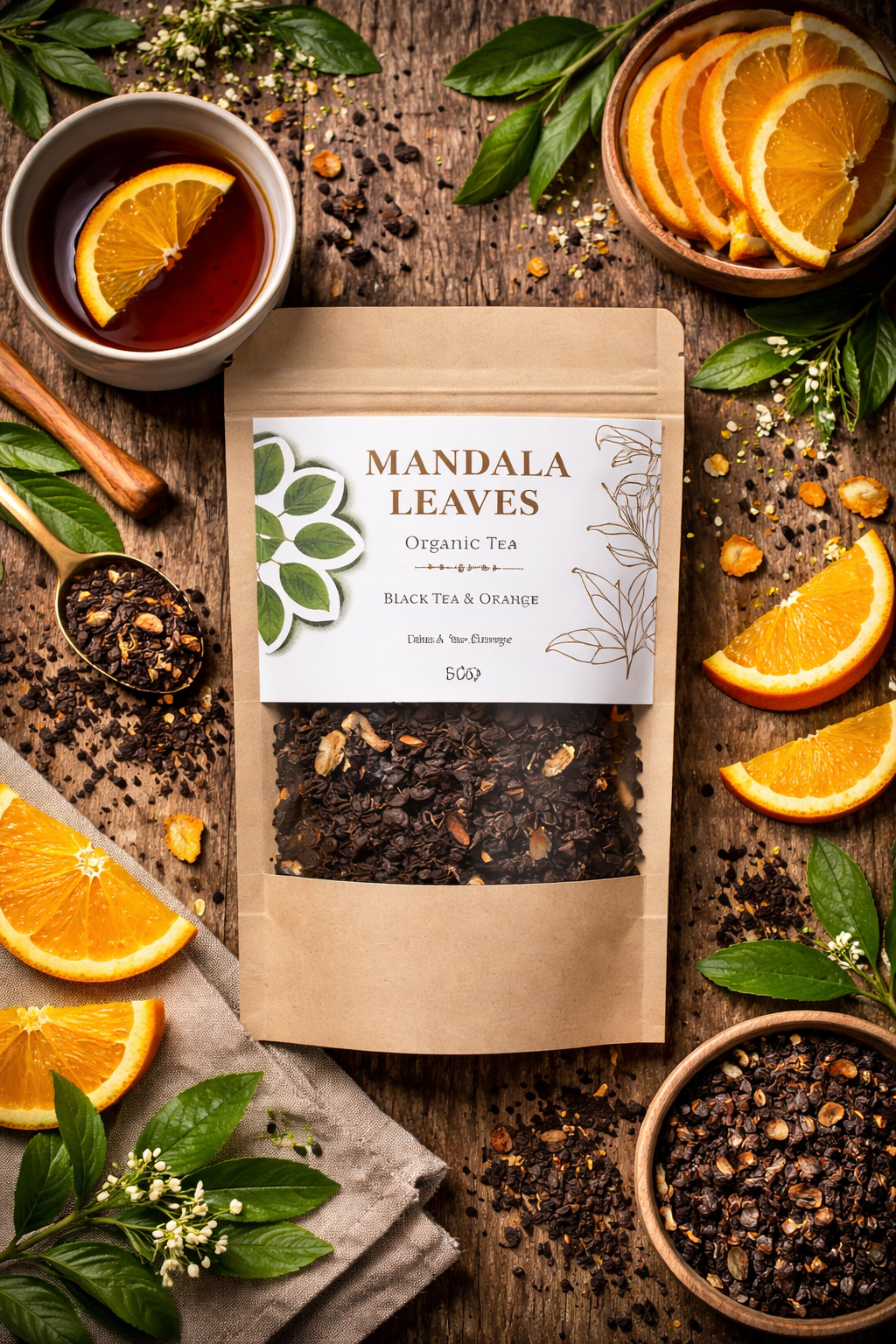 Thé Noir & Orange Bio