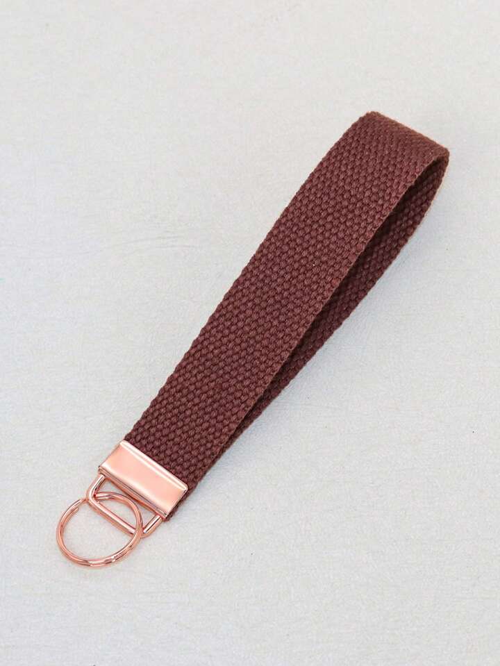 Portachiavi in tessuto Brown