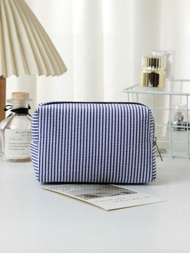 Beauty Pochette a righe Blue Navy