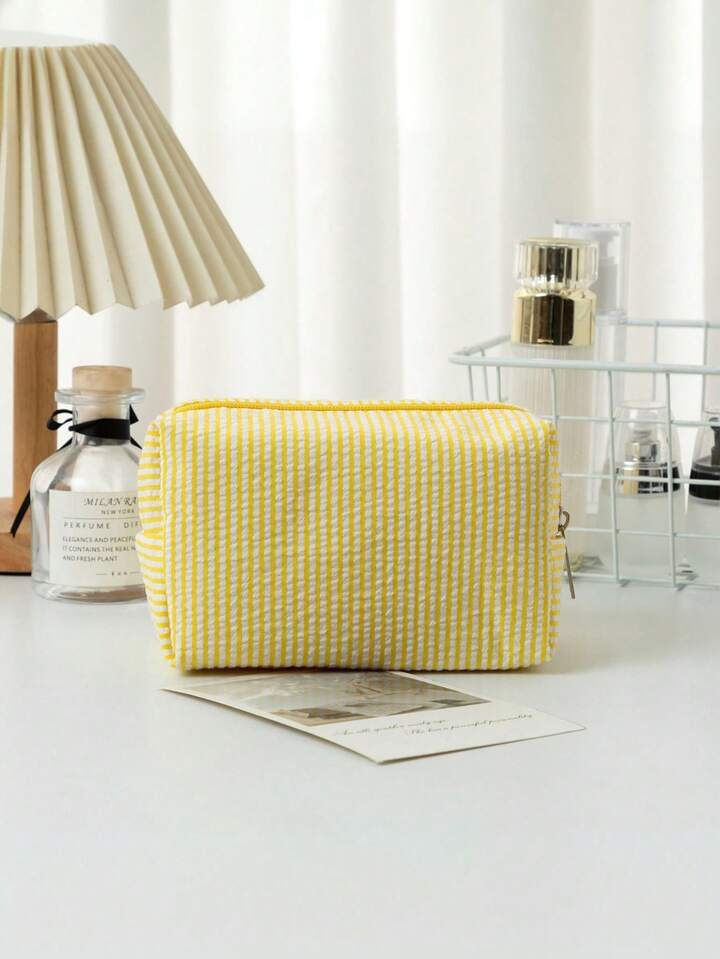 Beauty Pochette a righe Gialle