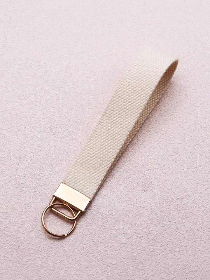 Portachiavi in tessuto Panna