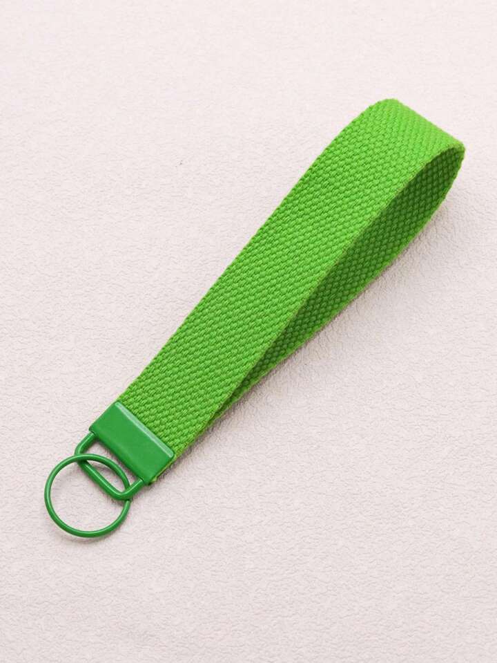 Portachiavi in tessuto Verde Acceso
