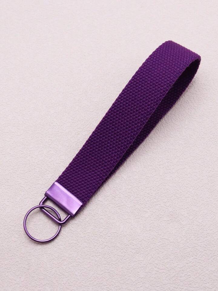 Portachiavi in tessuto Viola Ametista