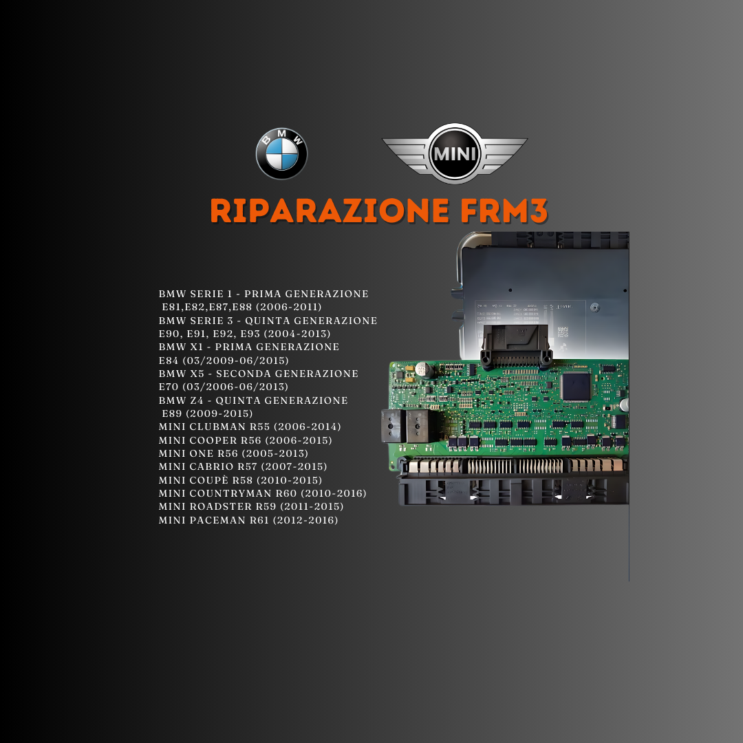 Riparazione Centraline FRM BMW & Mini