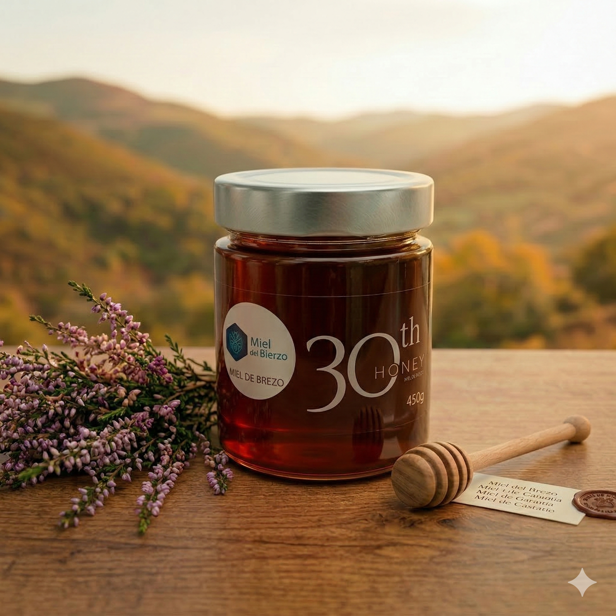 Miel de Brezo – Marca de Garantía Miel del Bierzo (450g)