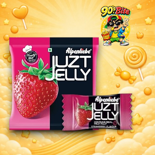 Juzt Jelly Strawberry Soft Candy (Pack of 20)