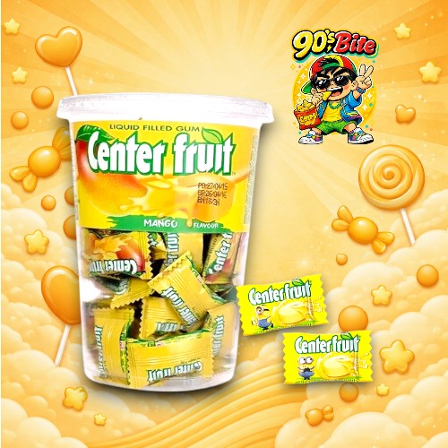 Center Fruit Banana Chewing Gum	(Pack of 20)