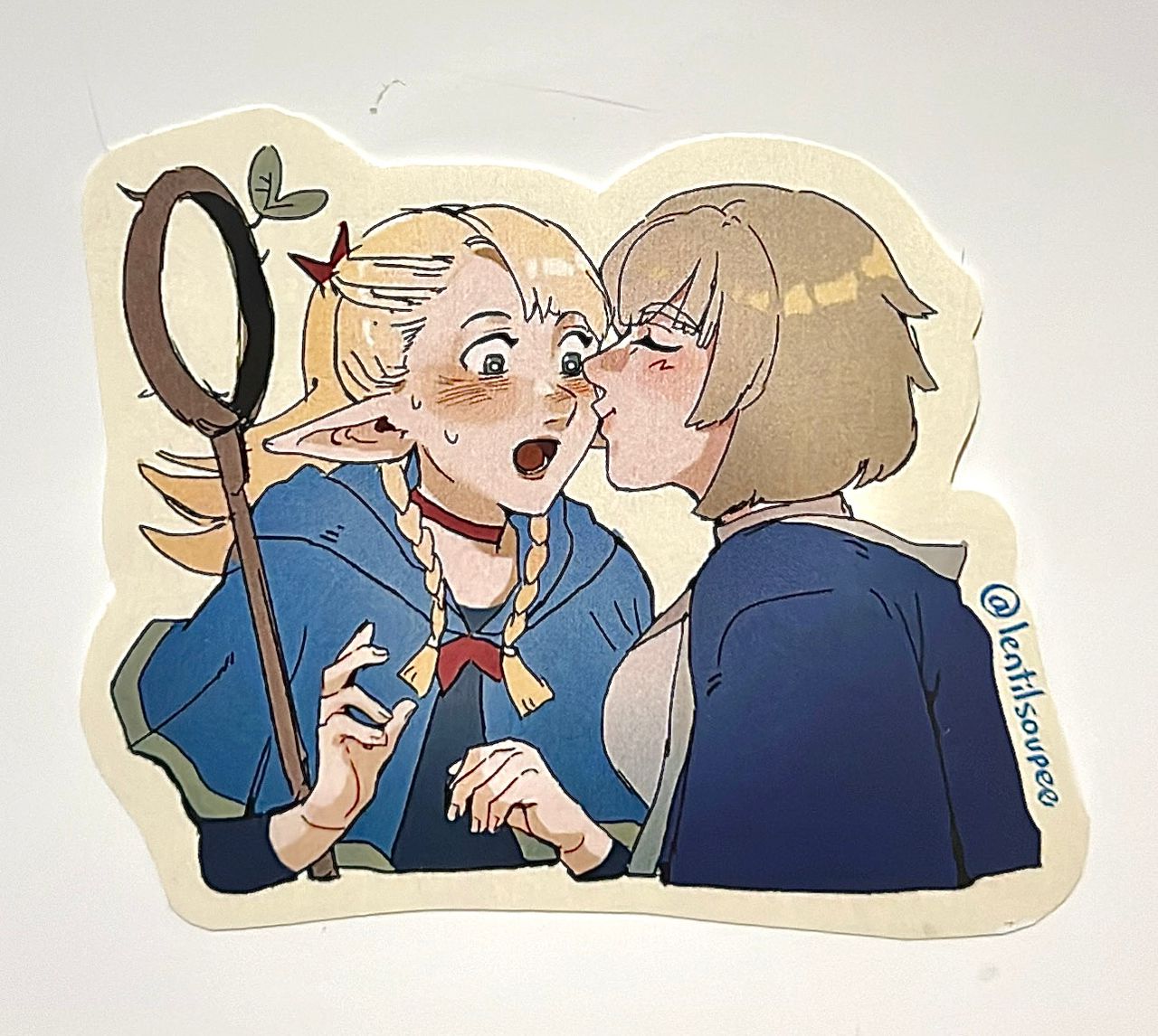 Anime Couple Vinyl Sticker