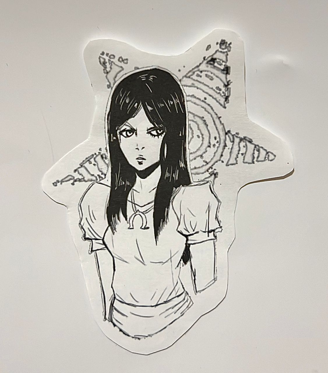 Mystical Girl Vinyl Sticker